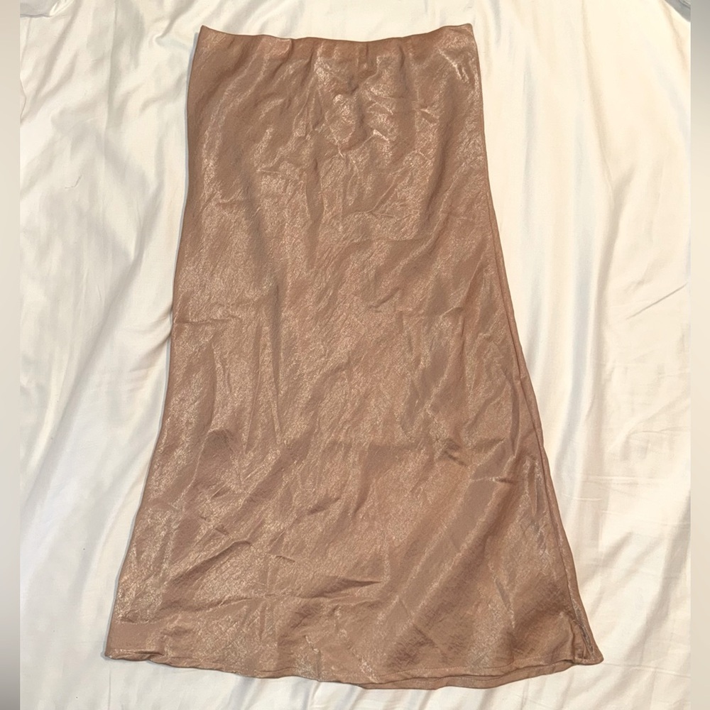 Gold/Tan Maxi Skirt